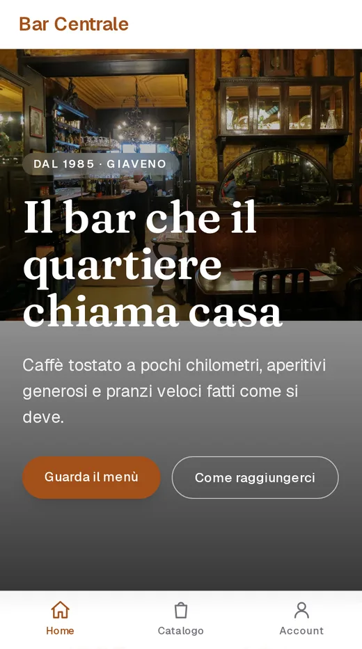 App di Bar Centrale